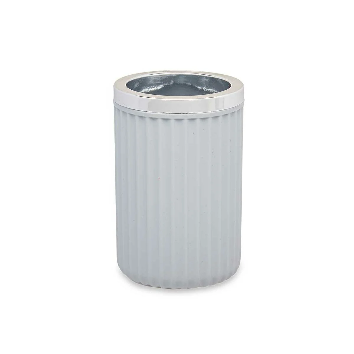 Vaso Berilo Gris Plástico 7,5 x 11,5 x 7,5 cm (16 Unidades)