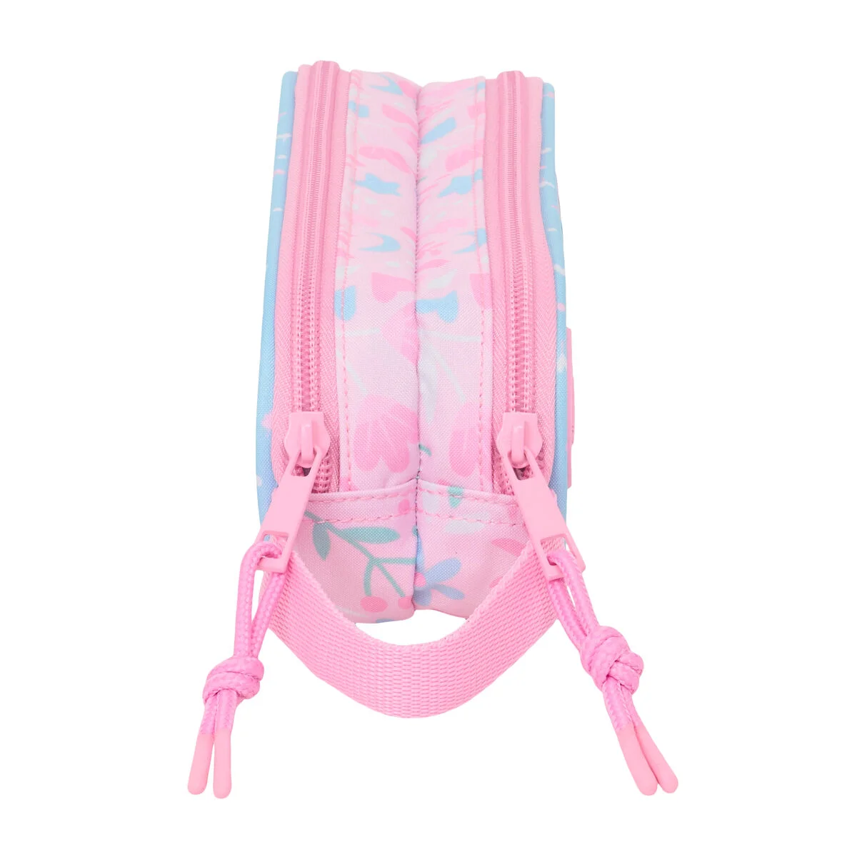 Portatodo Doble BlackFit8 Smile Rosa Azul claro 21 x 8 x 6 cm