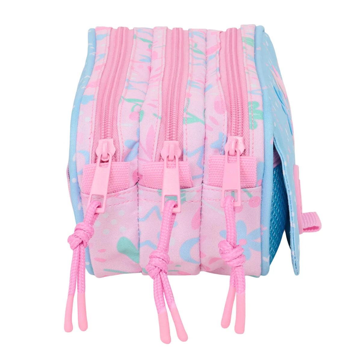 Portatodo Triple BlackFit8 Smile Rosa Azul claro 21,5 x 10 x 8 cm