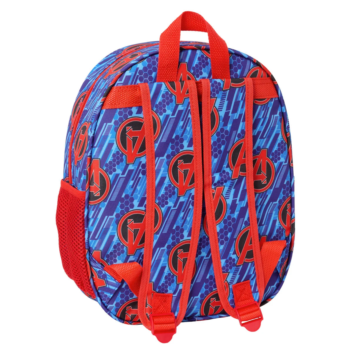 Mochila Infantil The Avengers Rojo Azul oscuro 27 x 33 x 10 cm 3D