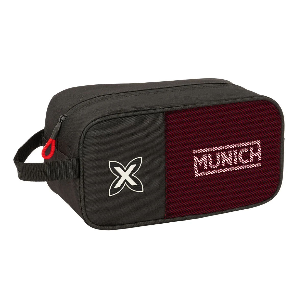 Zapatillero de Viaje Munich Vulcan Negro 29 x 15 x 14 cm