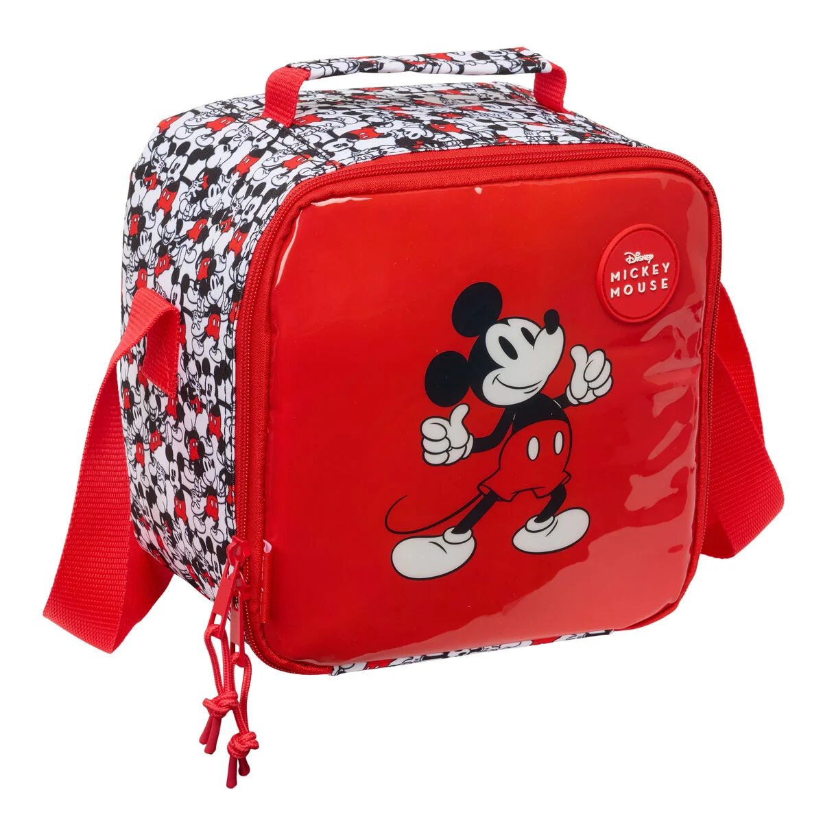 Portameriendas Térmico Mickey Mouse Clubhouse Blanco Rojo 20 x 20 x 15 cm