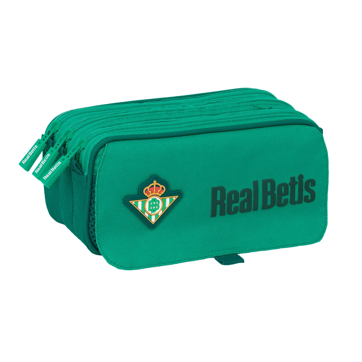 Portatodo Triple Real Betis Balompié Verde 21,5 x 10 x 8 cm