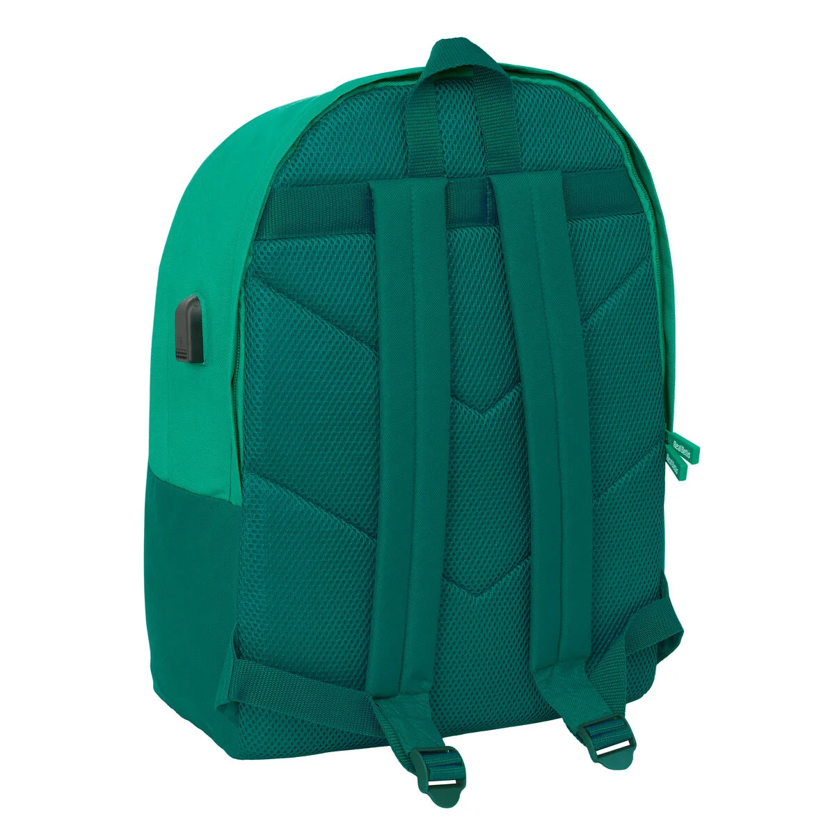 Mochila para Portátil y Tablet con Salida USB Real Betis Balompié Verde