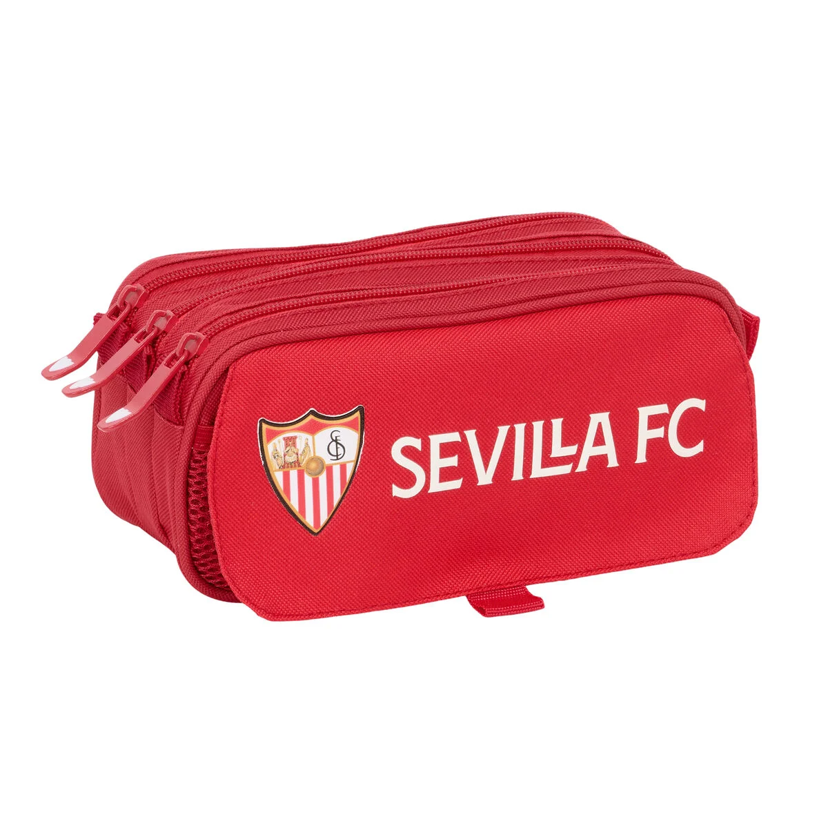 Portatodo Triple Sevilla Fútbol Club Rojo 21,5 x 10 x 8 cm
