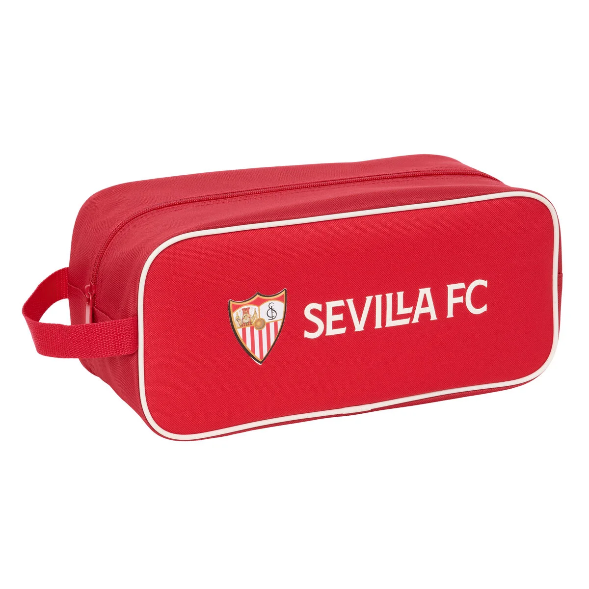 Zapatillero de Viaje Sevilla Fútbol Club Rojo 34 x 15 x 14 cm Resistente al agua