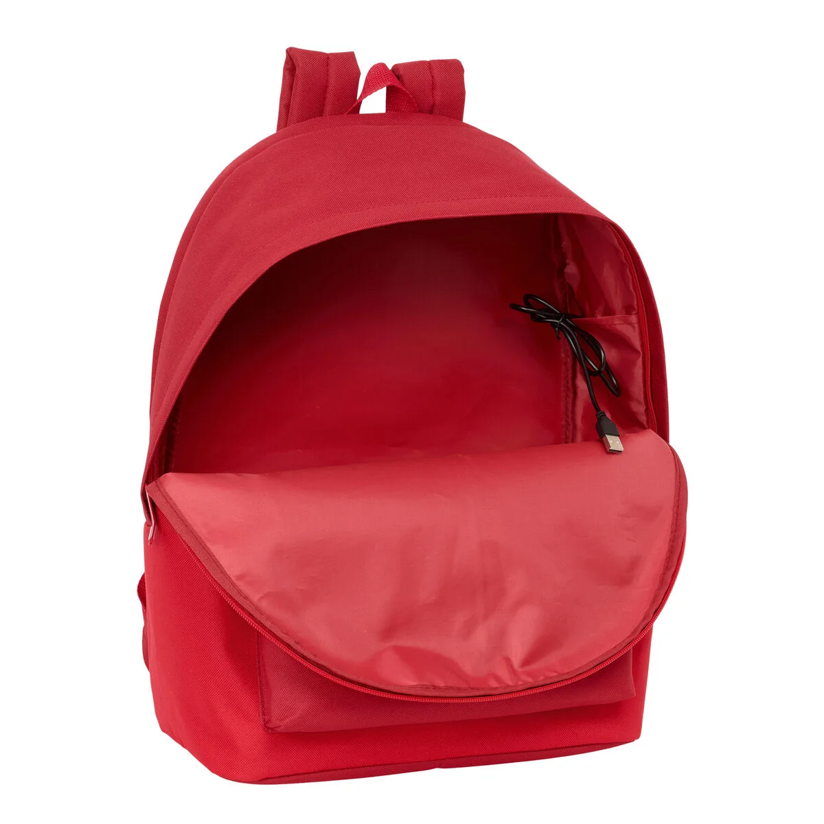 Mochila para Portátil y Tablet con Salida USB Sevilla Fútbol Club Rojo