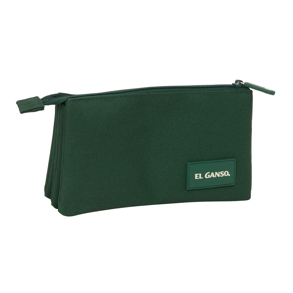 Portatodo Triple El Ganso Green Verde 22 x 12 x 3 cm