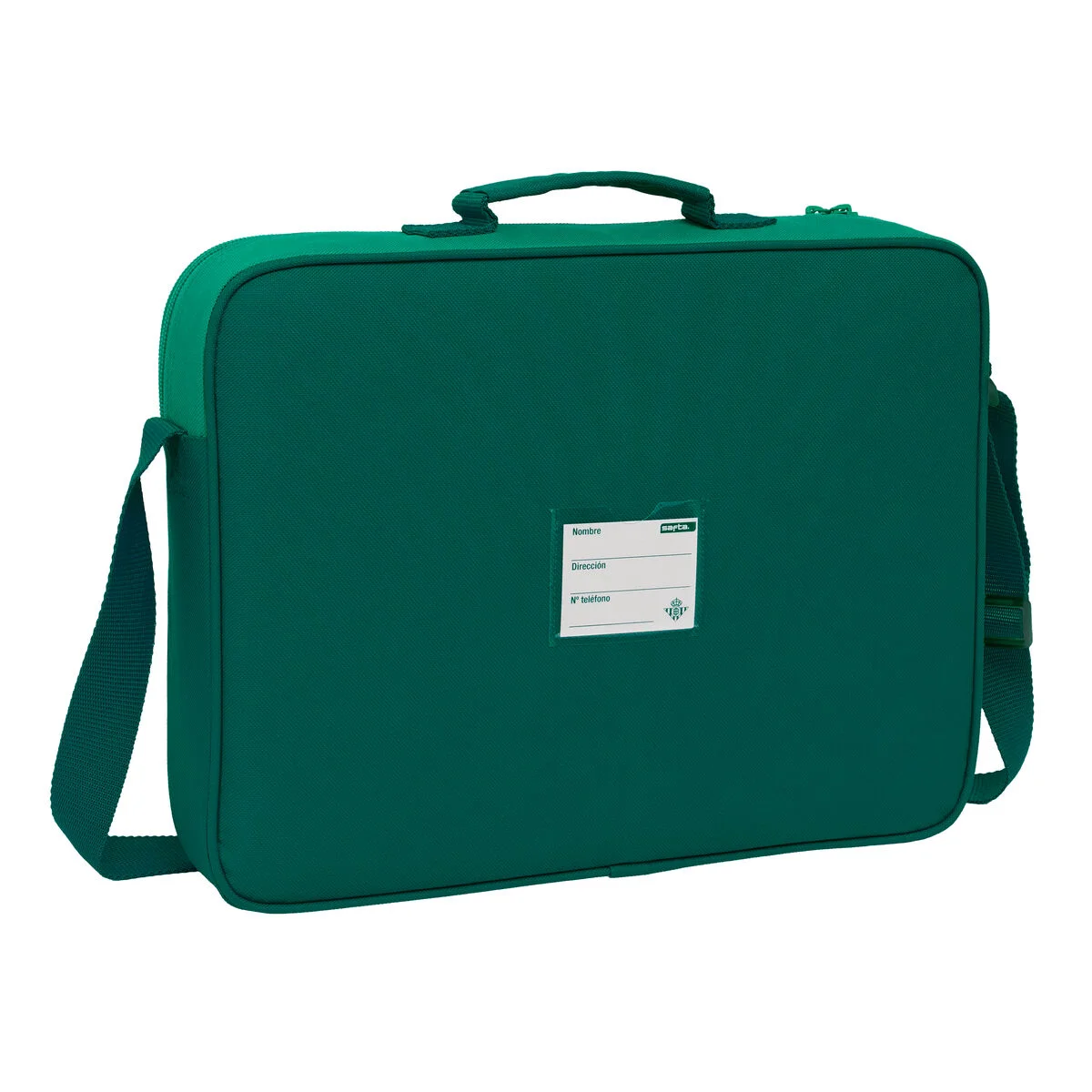 Cartera Escolar Real Betis Balompié Verde Verde Claro 38 x 28 x 6 cm
