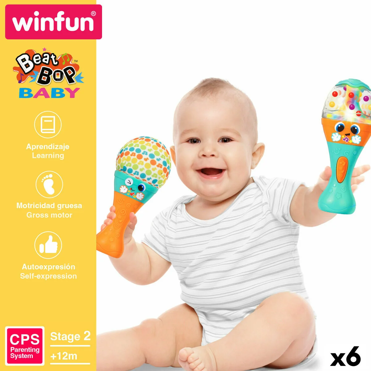 Juguete Musical Winfun 7 x 17 x 7 cm (6 Unidades)