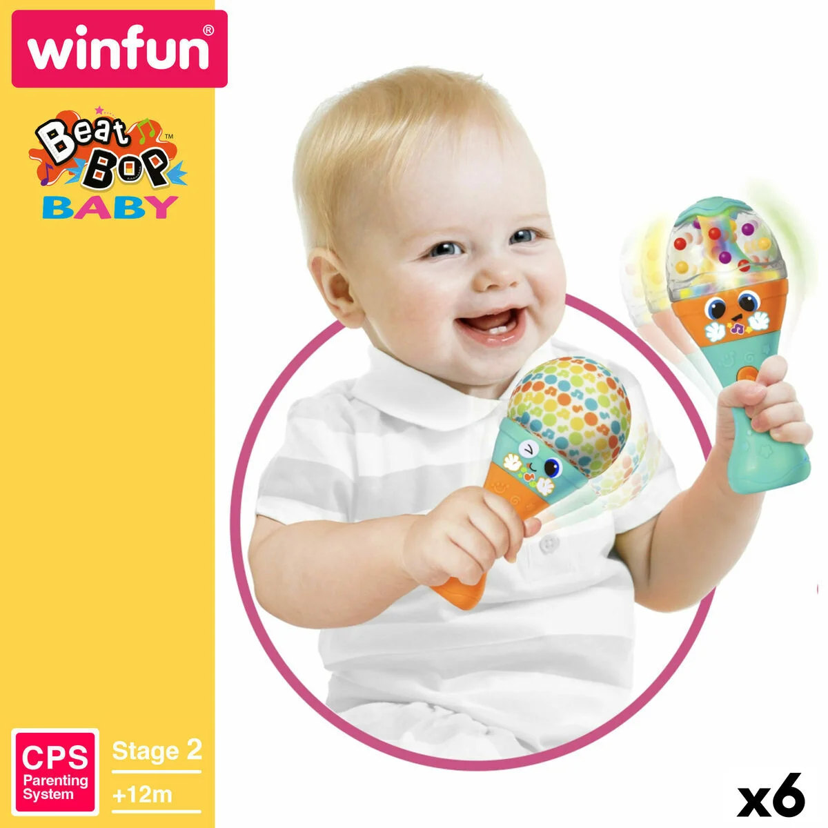 Juguete Musical Winfun 7 x 17 x 7 cm (6 Unidades)