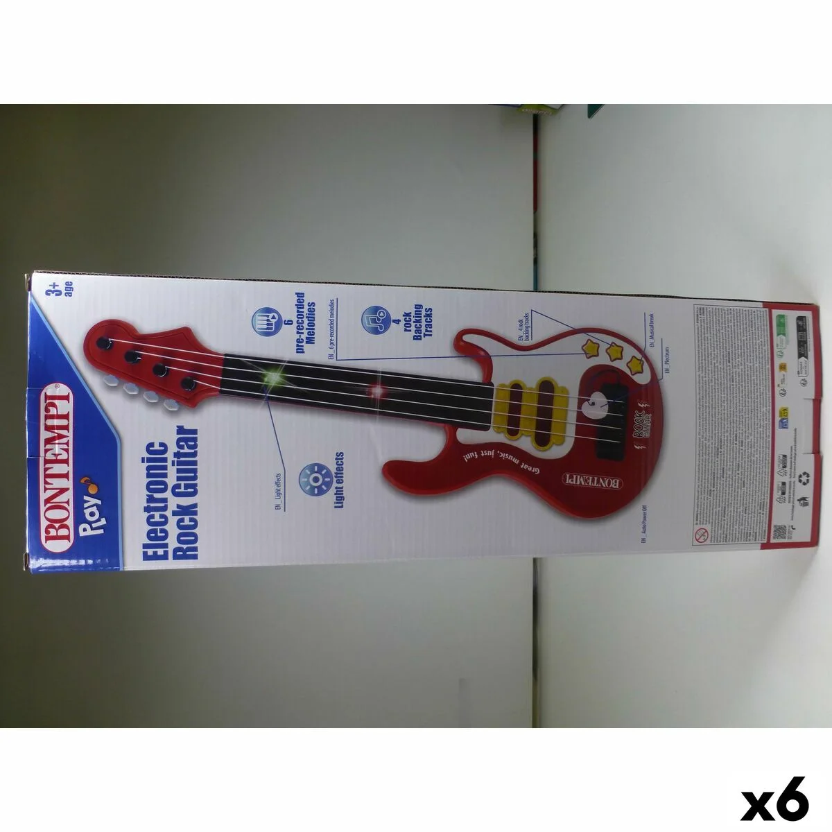 Guitarra Infantil Bontempi 17 x 51 x 5 cm (6 Unidades)