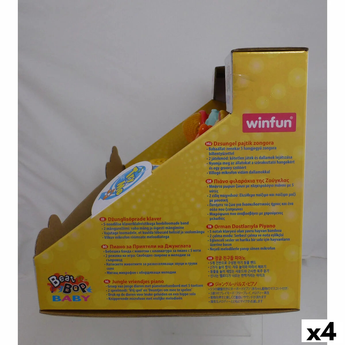 Piano de juguete Winfun 26 x 11 x 15 cm (4 Unidades)