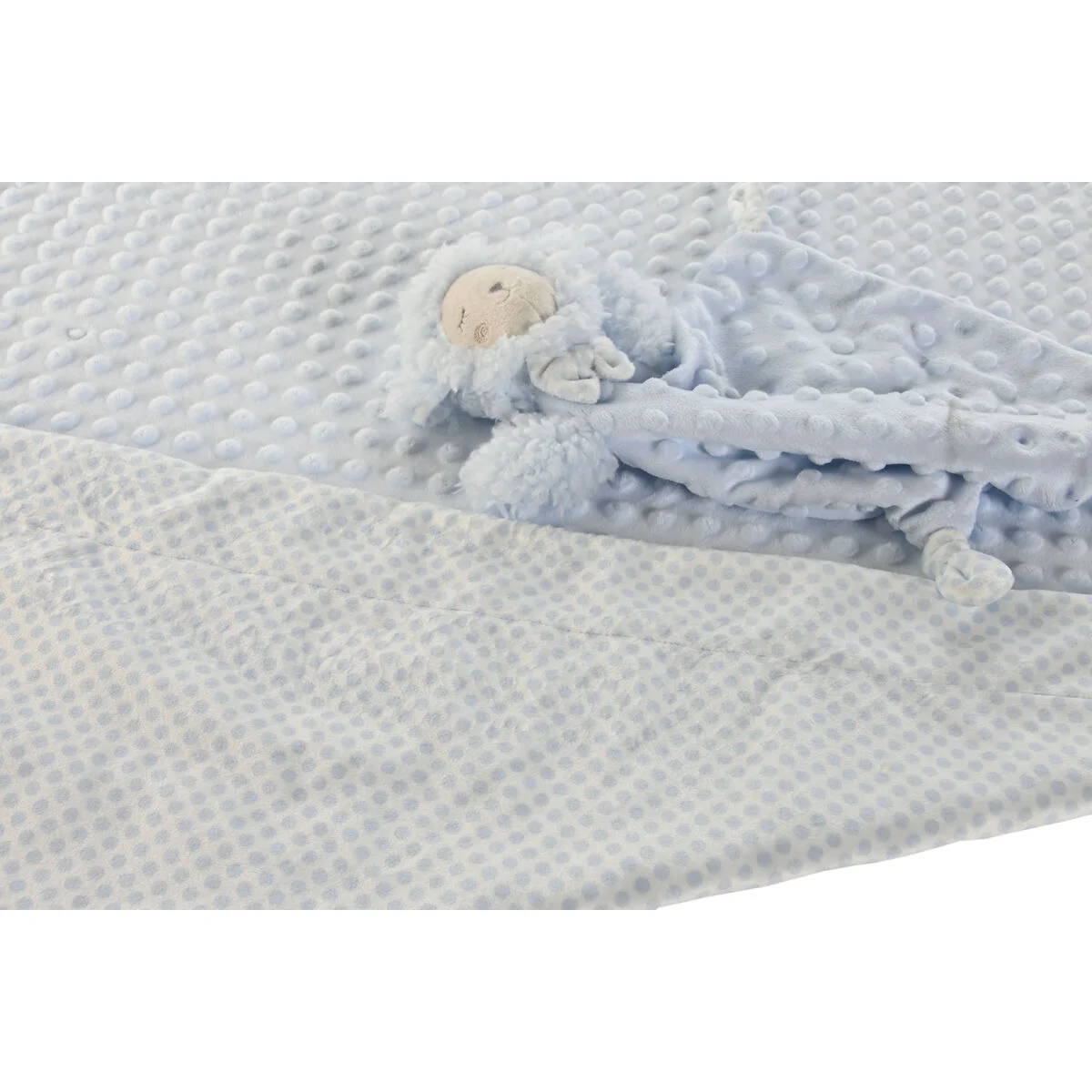 Set de Regalo para Bebé Home ESPRIT Azul Beige Rosa Poliéster (3 Unidades)