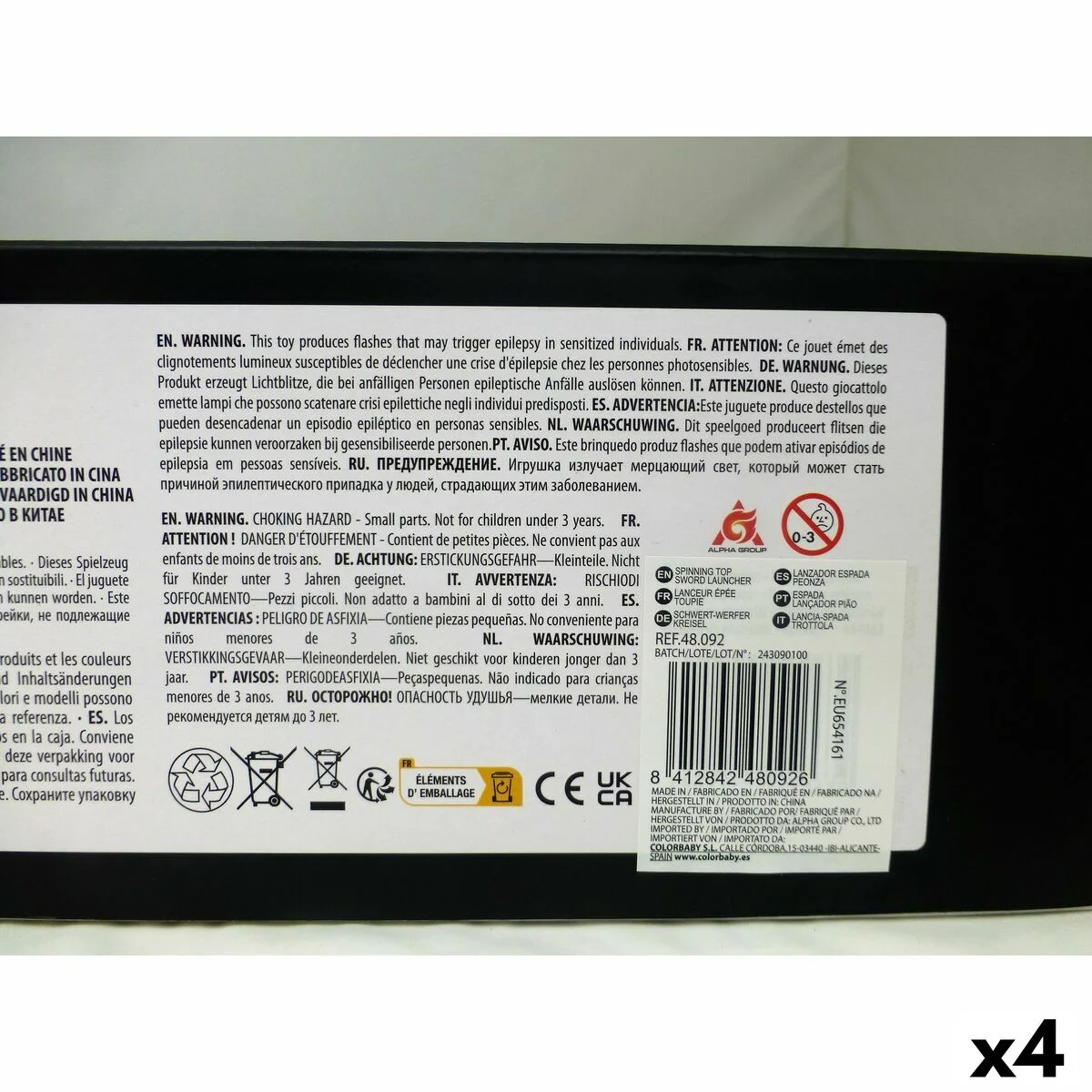 Peonza Infinity Nado (4 Unidades)