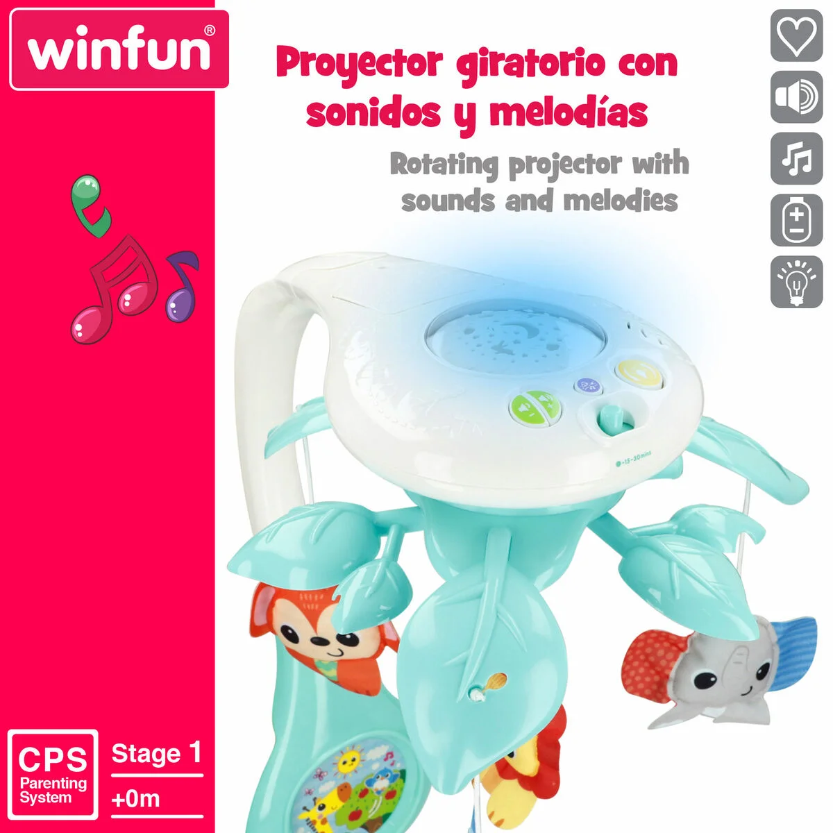 Decoración luminosa Winfun Plástico 31 x 55 x 40 cm (2 Unidades)