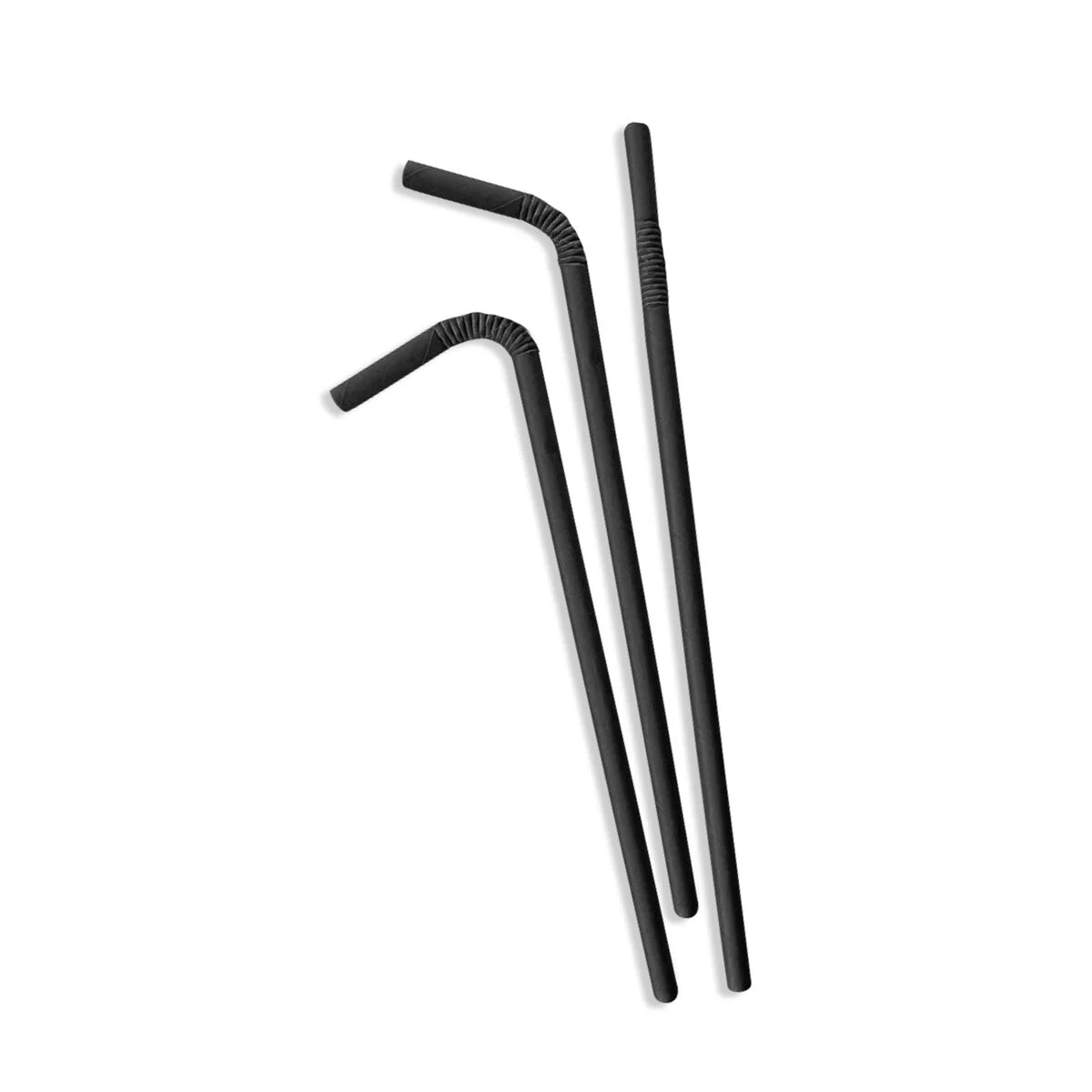 Pajita Reutilizable Algon Negro 19,7 x 0,6 cm 25 Piezas 24 Unidades