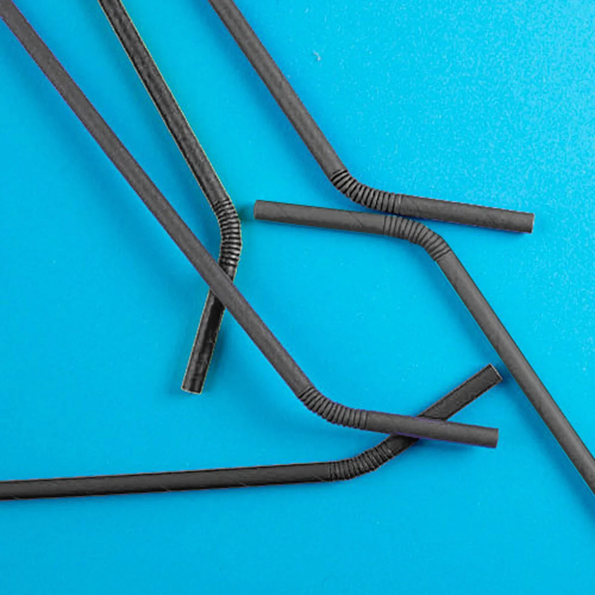 Pajita Reutilizable Algon Negro 19,7 x 0,6 cm 25 Piezas 24 Unidades