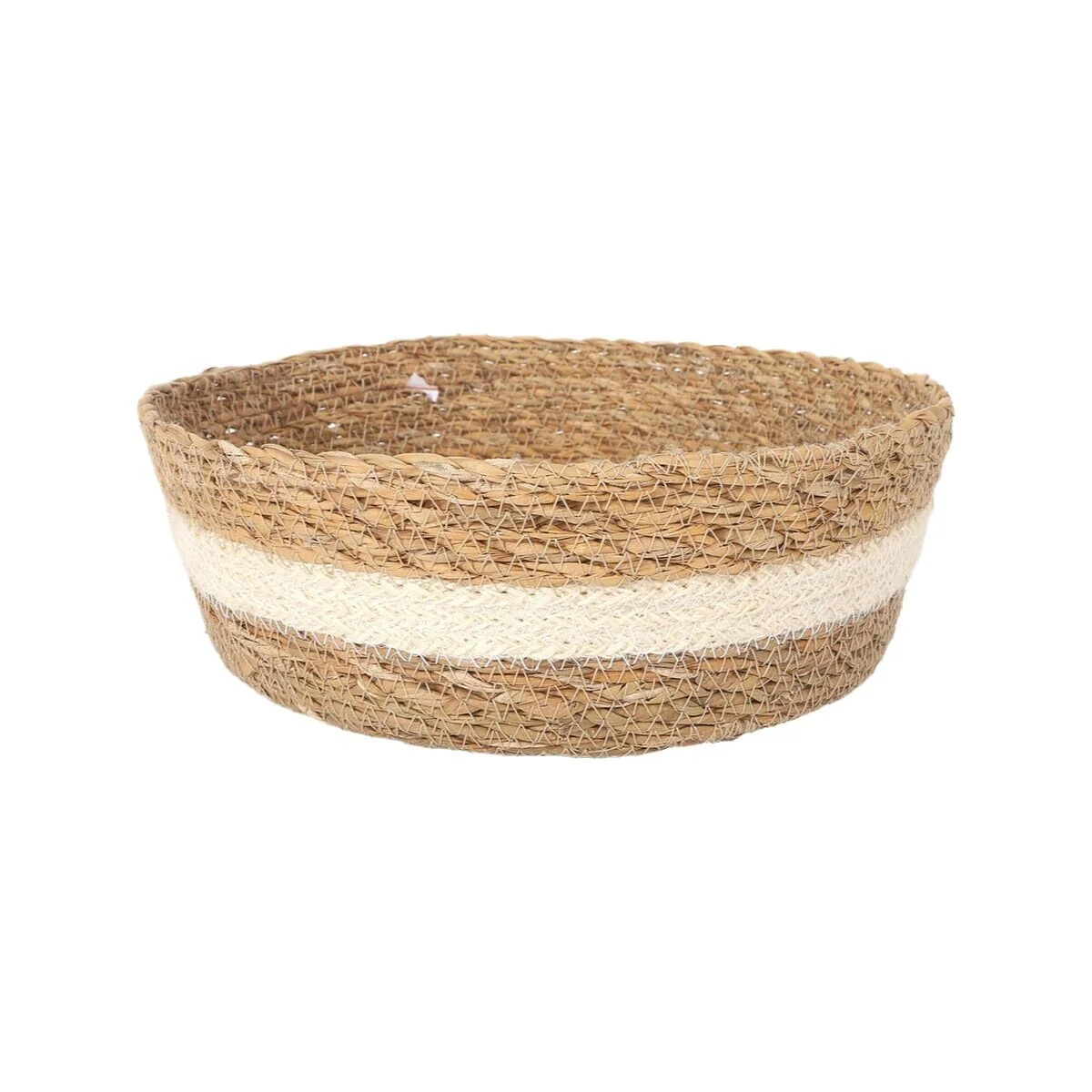 Caja de Almacenaje Privilege Privilege Mimbre Redonda Ø 27 x 9 cm (8 Unidades)