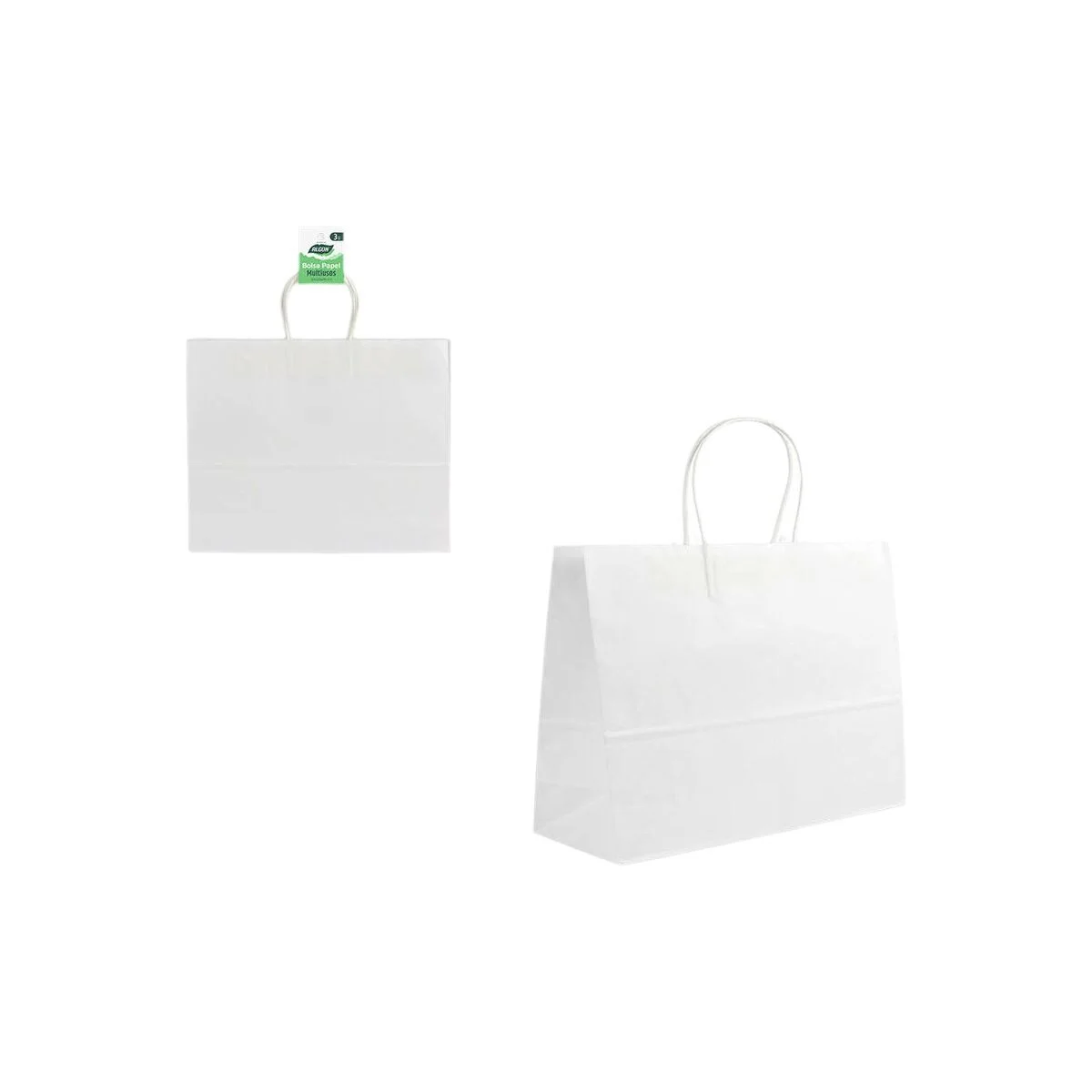 Bolsa Reutilizable para Alimentos Algon Blanco 3 Piezas (24 Unidades)