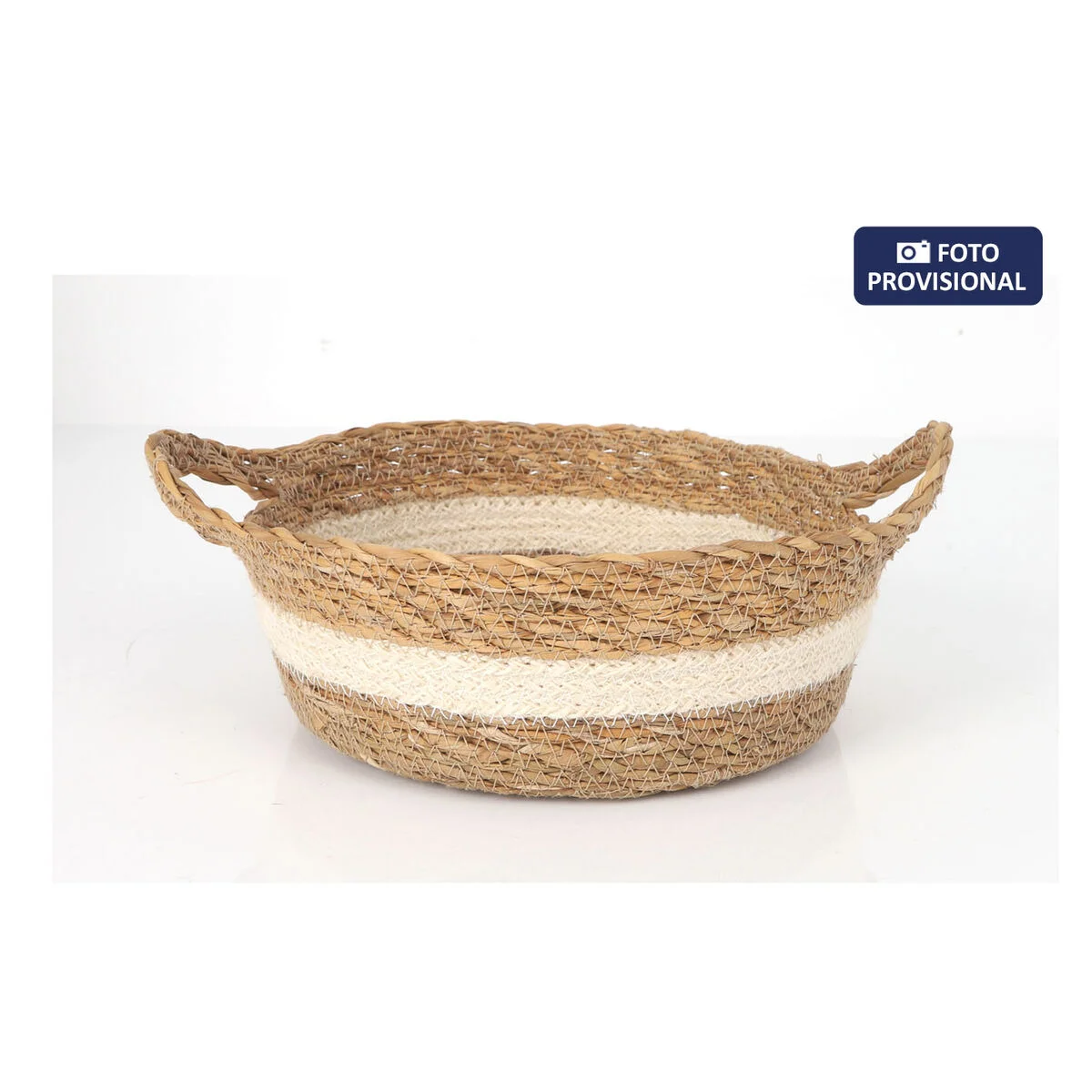 Caja de Almacenaje Privilege Mimbre ø 22 x 8 cm (12 Unidades)