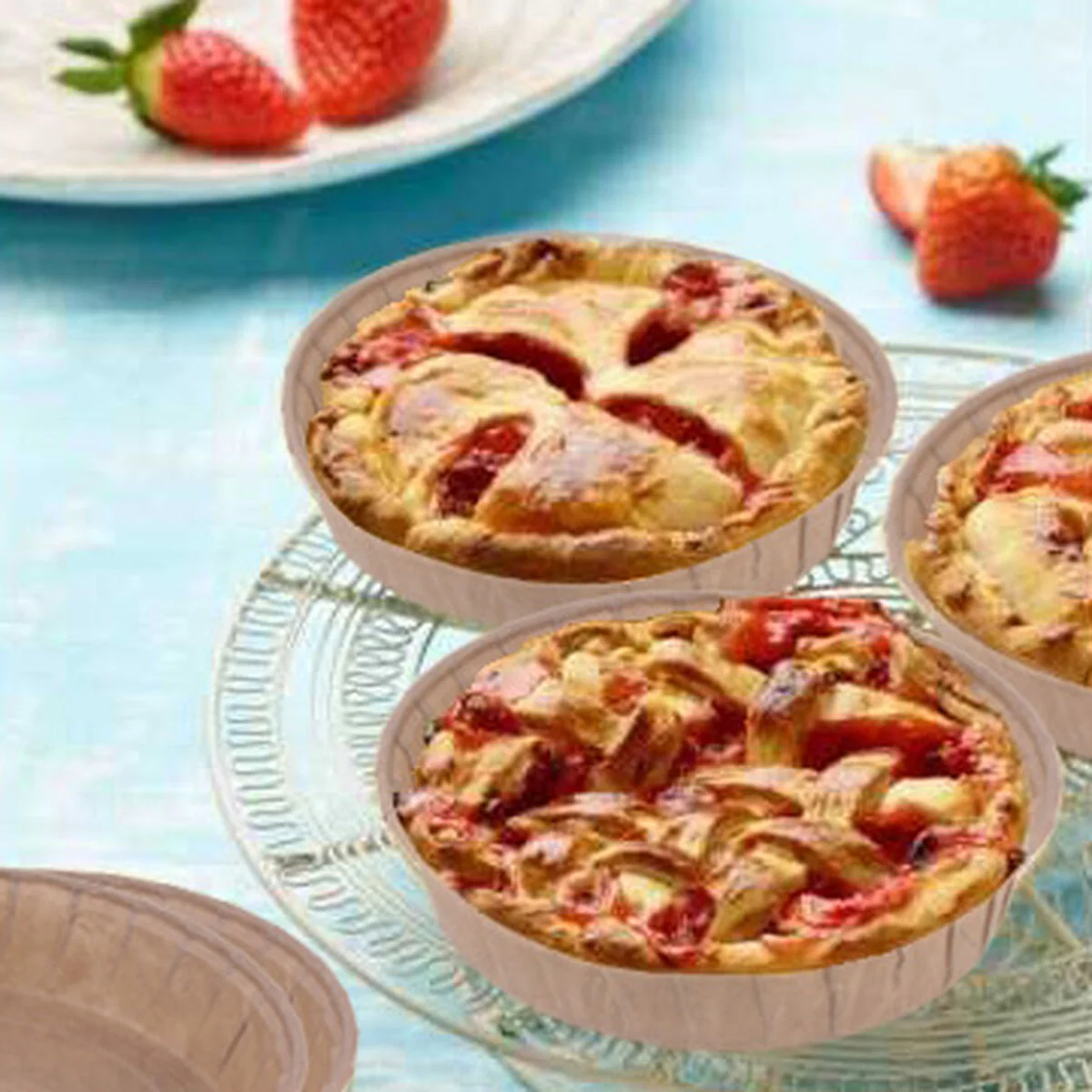 Molde para Horno Algon 12 x 3 cm (18 Piezas) (24 Unidades)