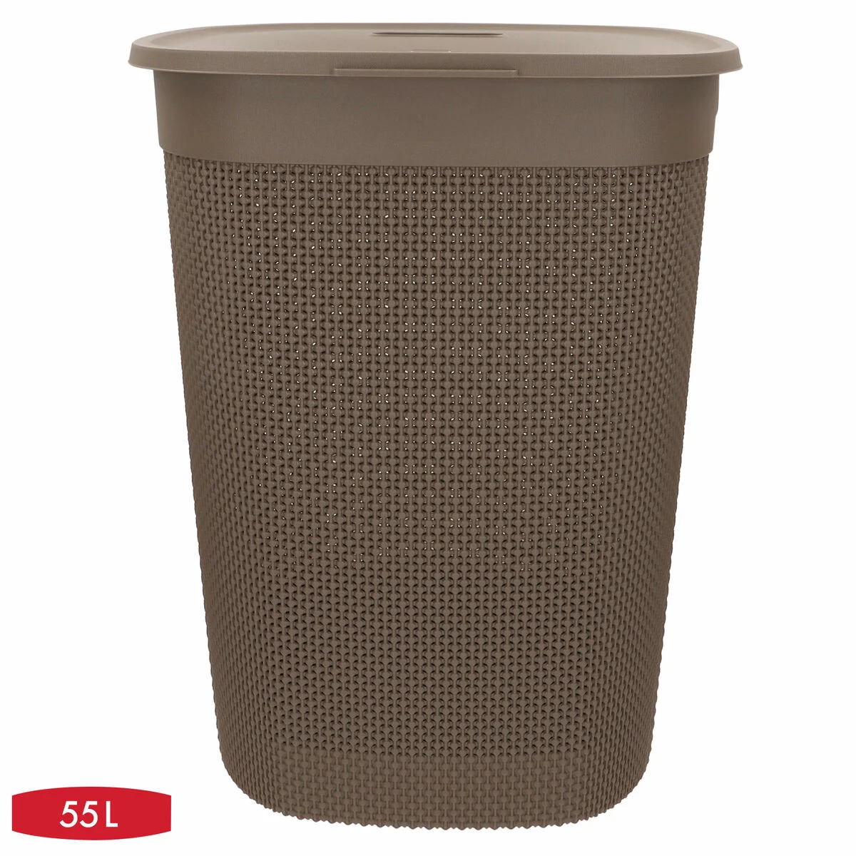 Laundry Basket Curver Brown Plastic 55 L 44 x 61 x 35 cm (8 Units)