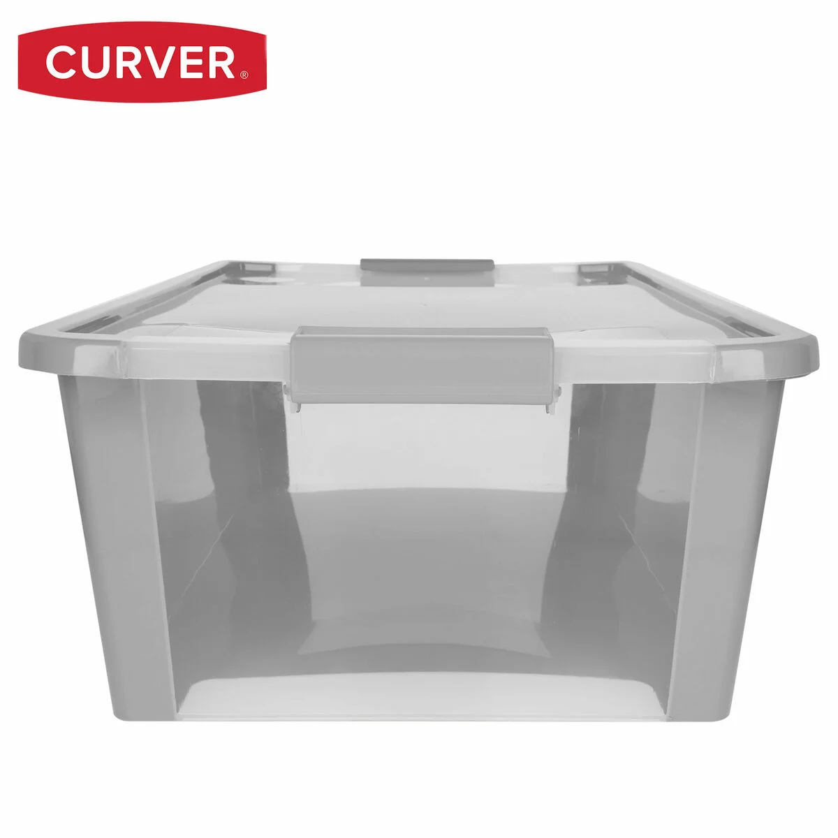 Storage Box Curver Grey Plastic 26 L 55 x 19 x 35 cm (7 Units)