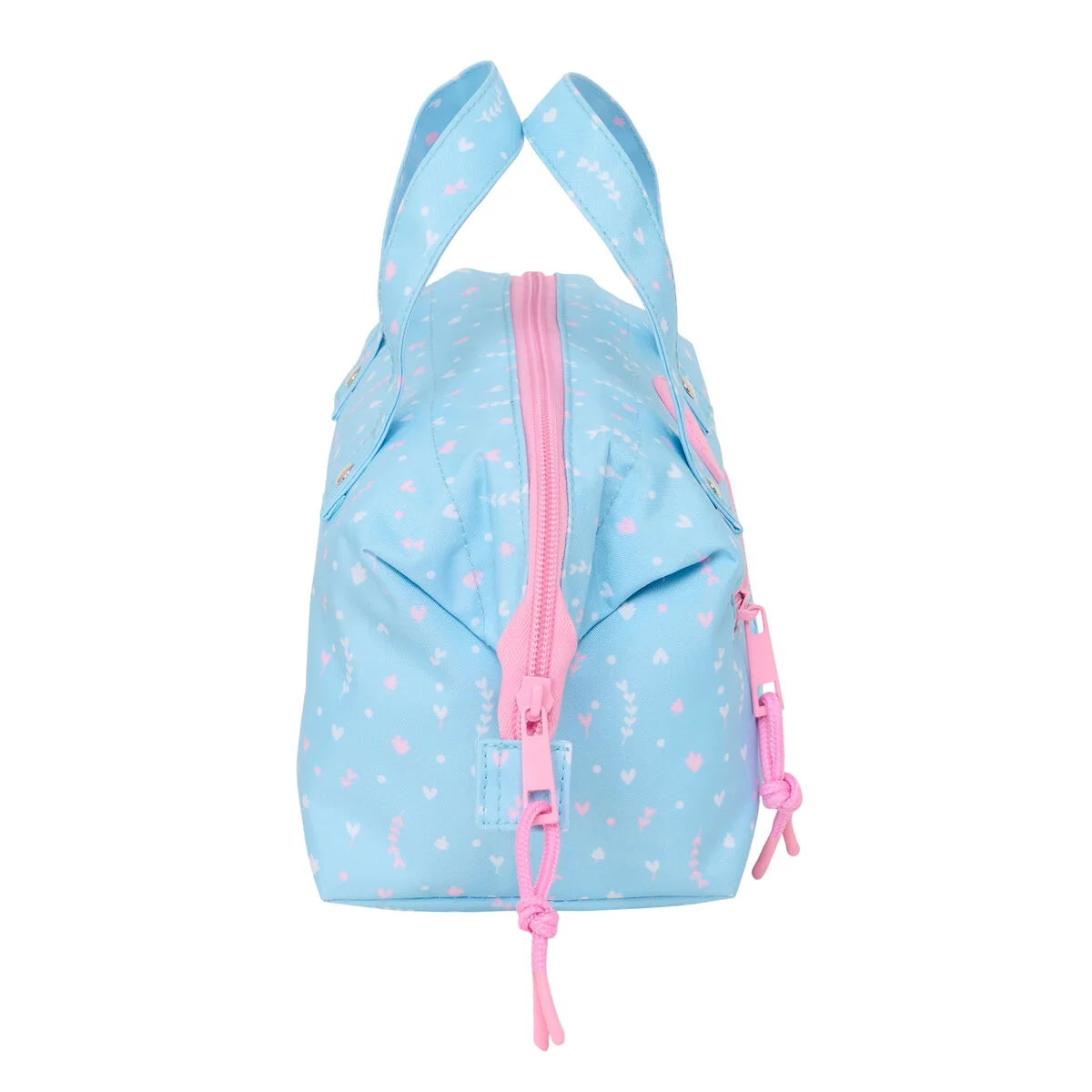 Neceser de Viaje BlackFit8 Smile Rosa Azul claro 26.5 x 17.5 x 12.5 cm