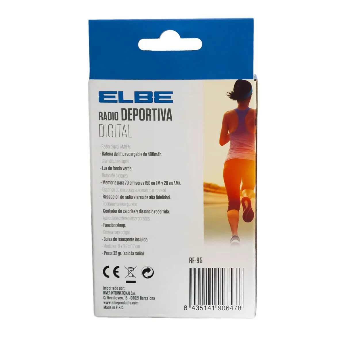 Transistor Radio ELBE RF-95 Dark grey Sporting AM/FM