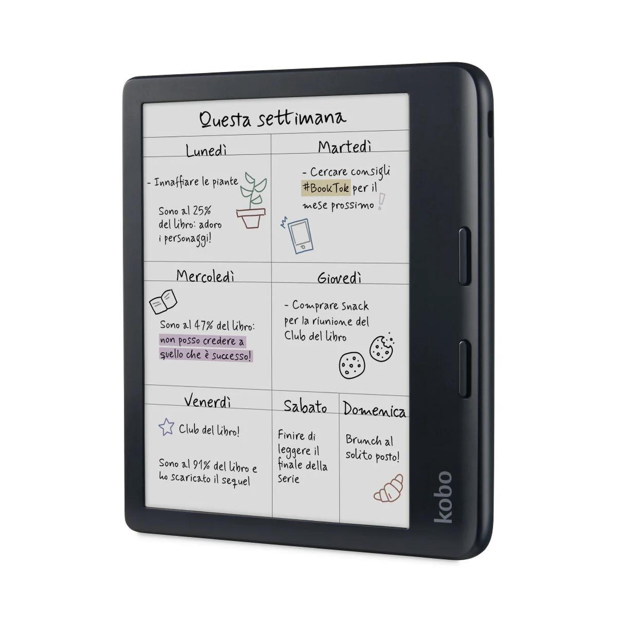 eBook Rakuten N428-KU-BK-K-CK Negro Sí 32 GB 7"