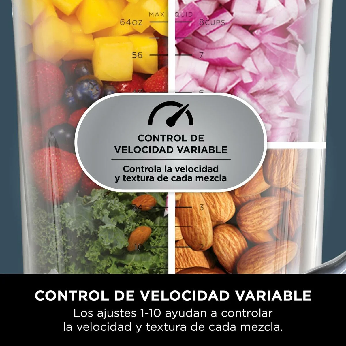 Batidora de Vaso NINJA TB401EU Negro 1200 W