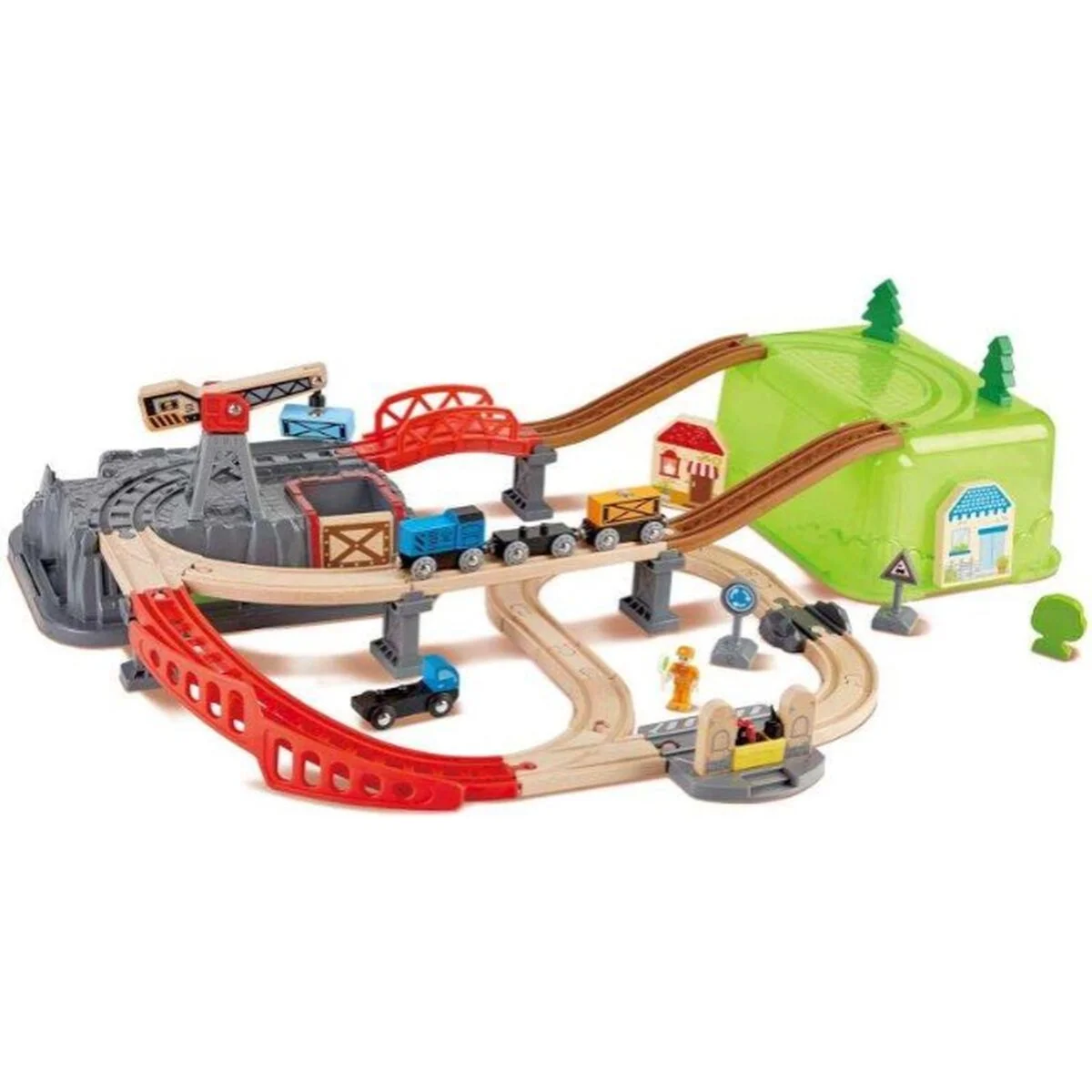 Playset de Vehículos Hape (50 Unidades)