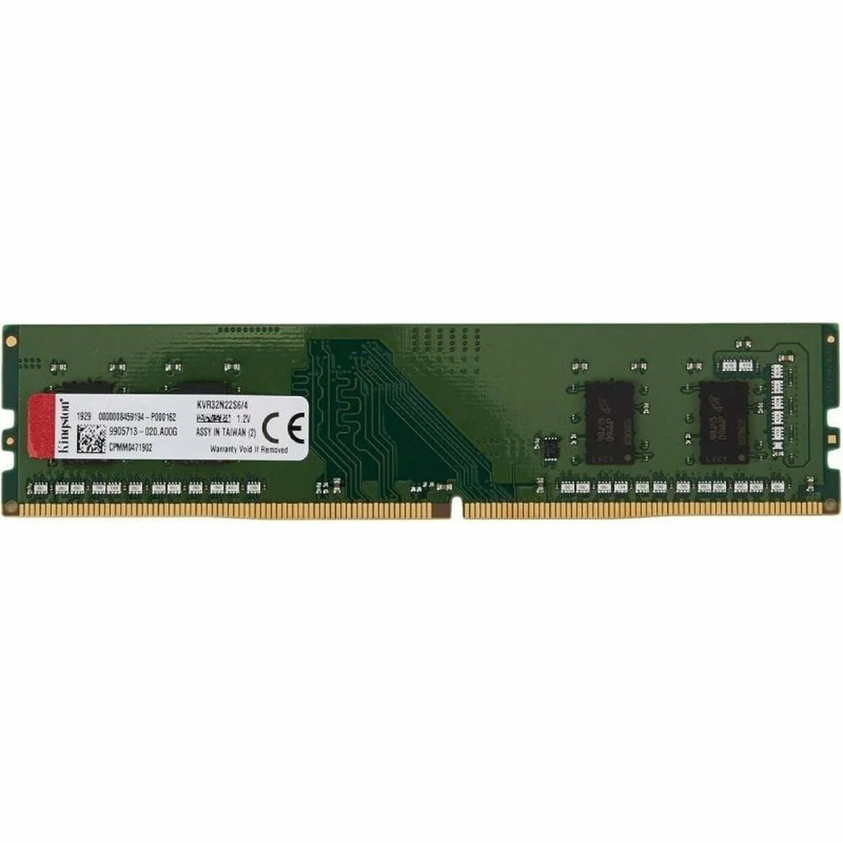 Memoria RAM Kingston KVR32N22S6/4 4 GB DDR4 3200 MHz CL22