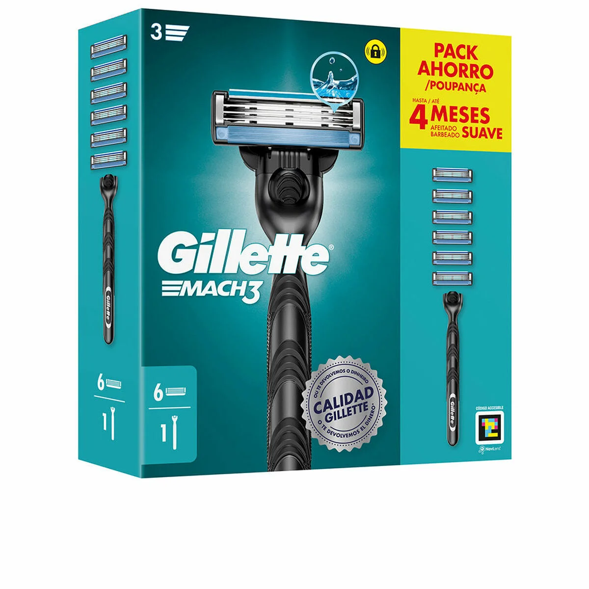 Maquinilla de Afeitar Gillette MACH 3