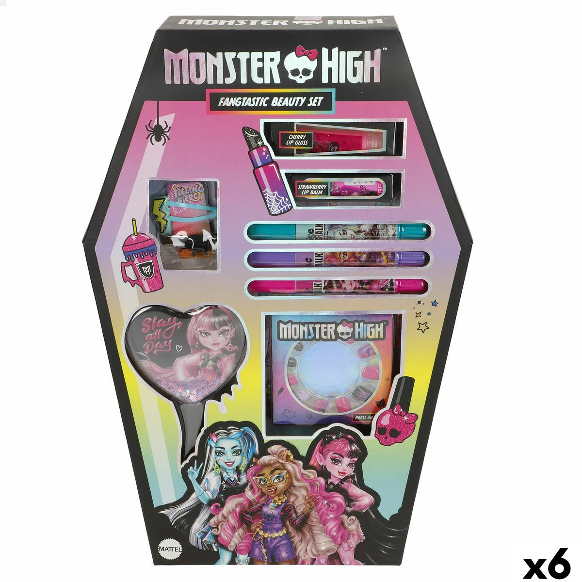 Set de Belleza Monster High (6 Unidades)