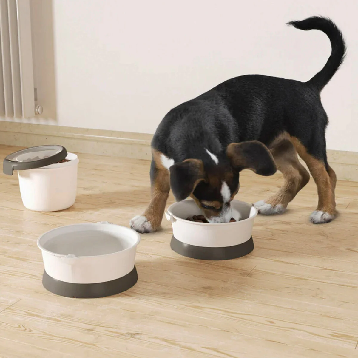 Folding Pet Bowl Curver Plastic 19 x 8 x 18 cm (6 Units)