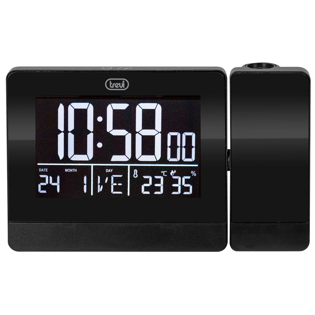 Reloj de Mesa Trevi 0088400 Negro (1 unidad)