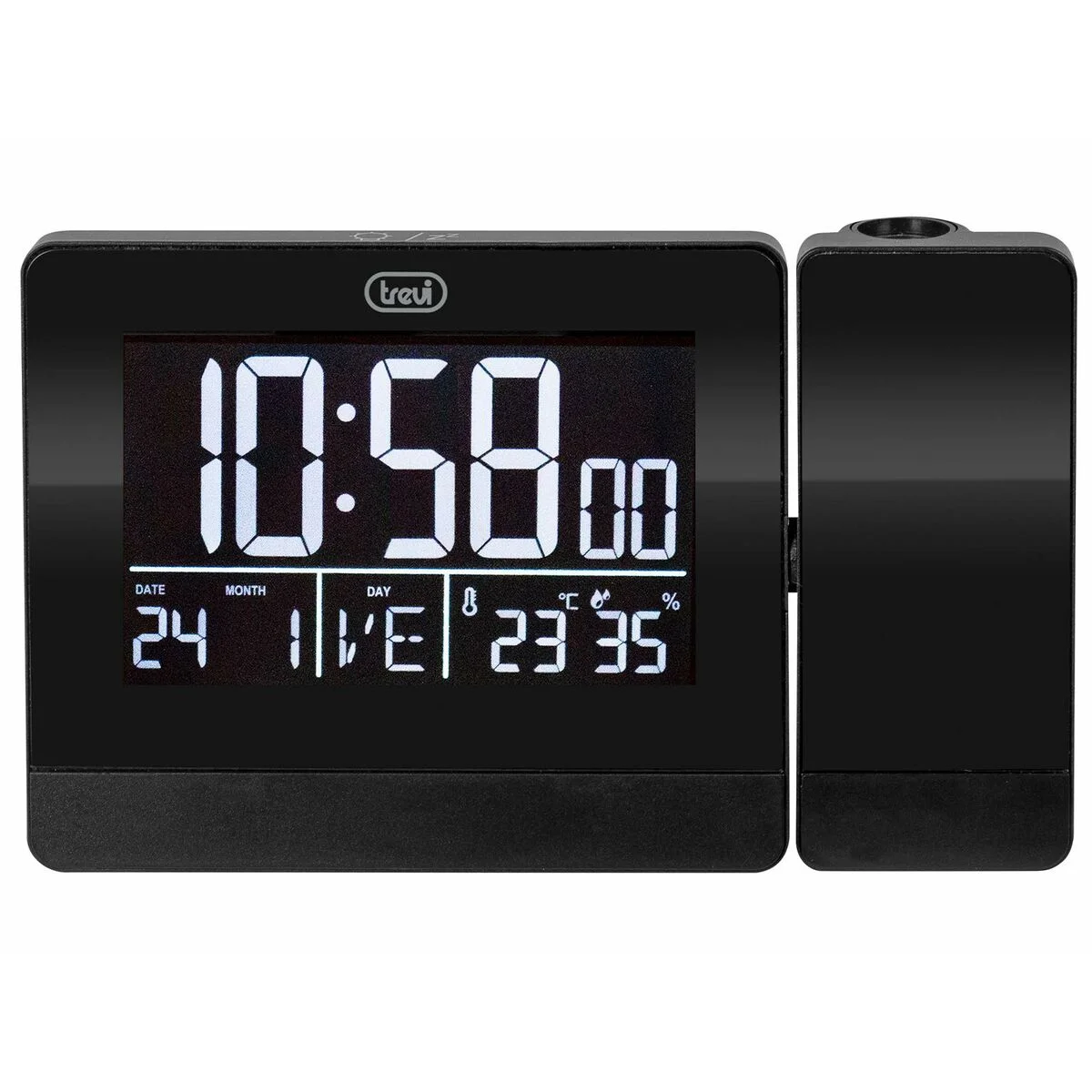 Reloj de Mesa Trevi 0088400 Negro (1 unidad)