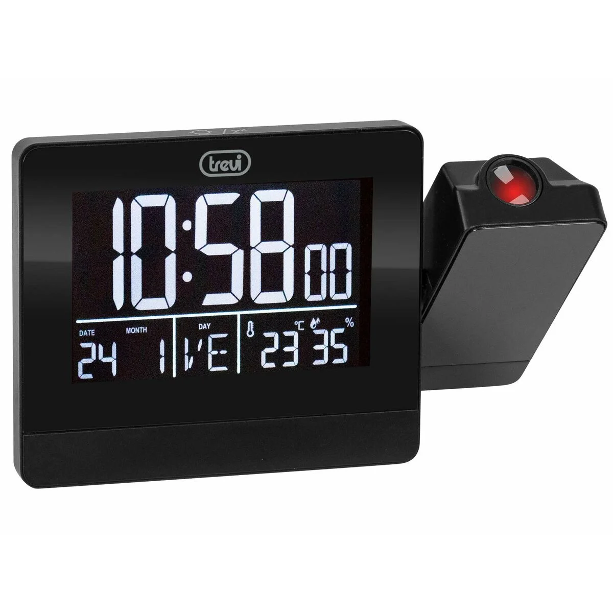 Reloj de Mesa Trevi 0088400 Negro (1 unidad)