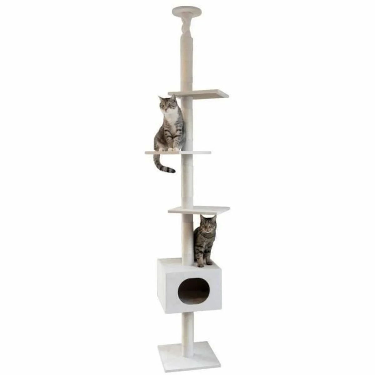 Árbol rascador para gatos Kerbl Blanco Sisal