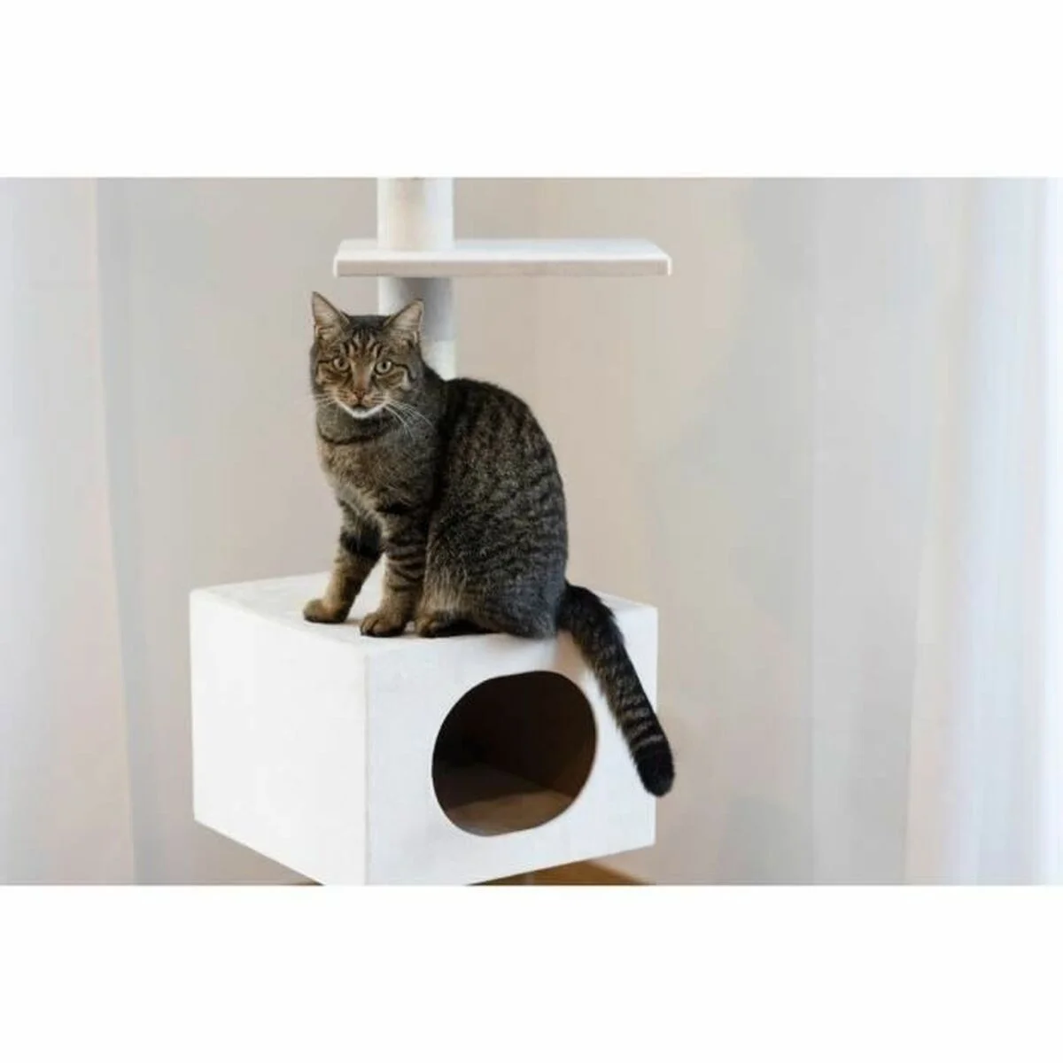 Árbol rascador para gatos Kerbl Blanco Sisal