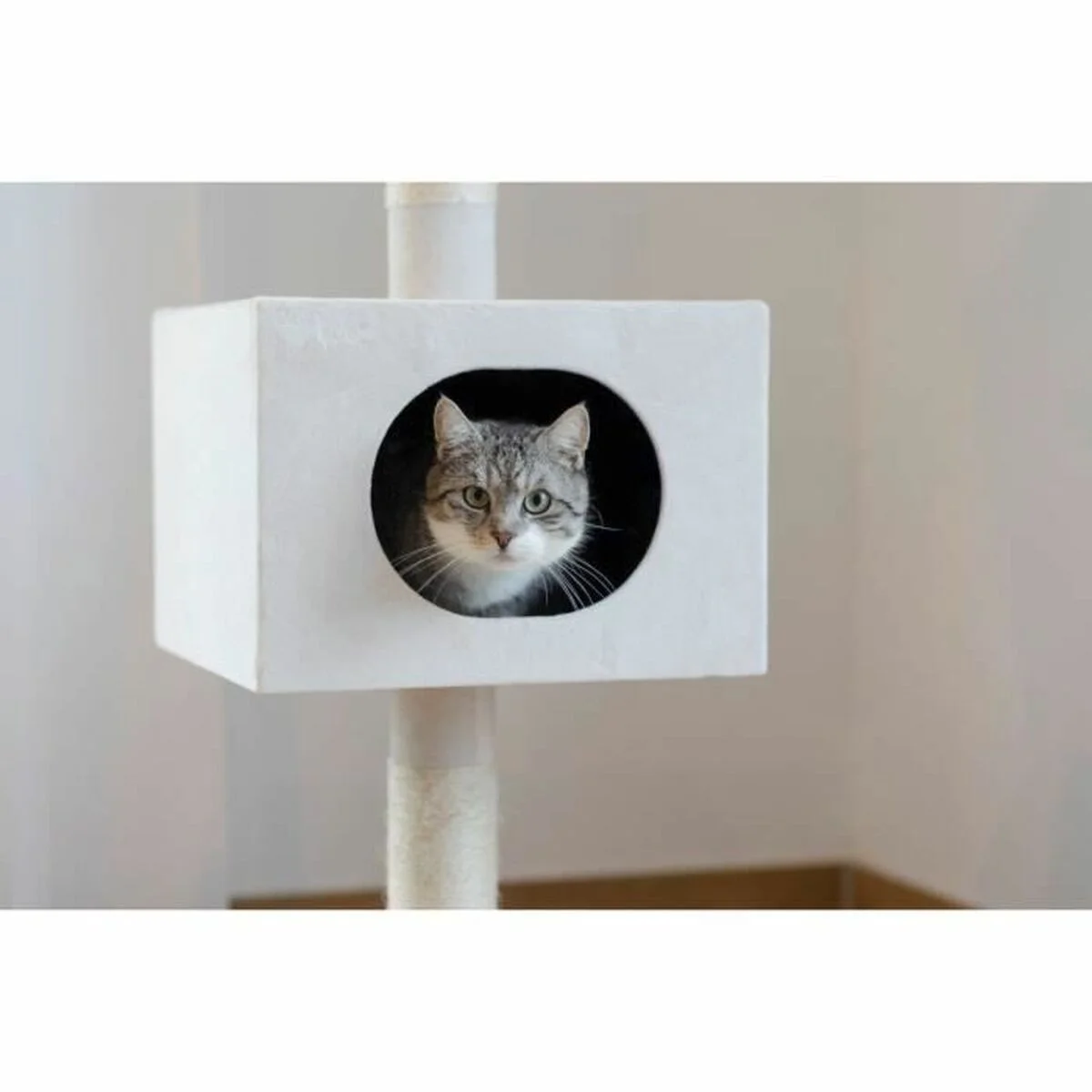 Árbol rascador para gatos Kerbl Blanco Sisal