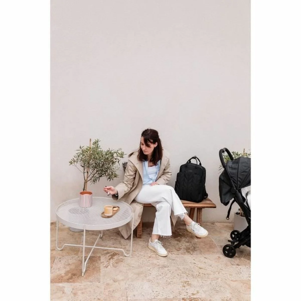 Bolso Cambiador de Pañales Tineo Negro