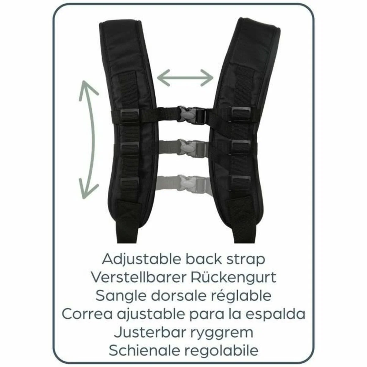 Mochila Portabebé Dreambaby Negro + 0 Meses