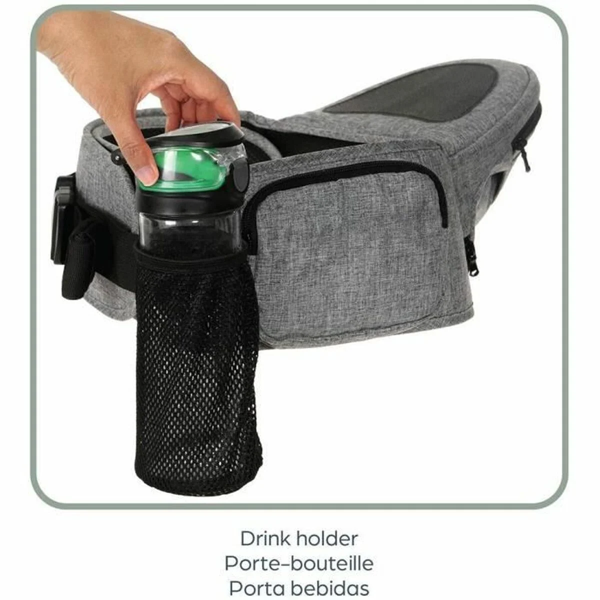 Mochila Portabebé Dreambaby Gris + 0 Meses