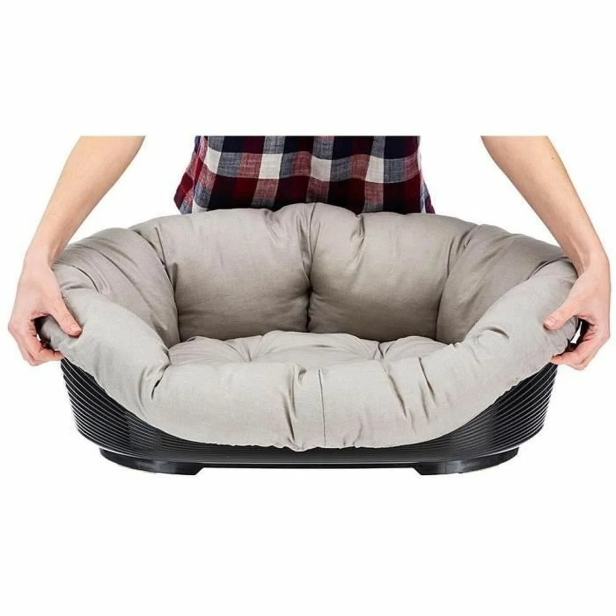 Cama para Perro Ferplast Gris 73 x 55 x 27 cm