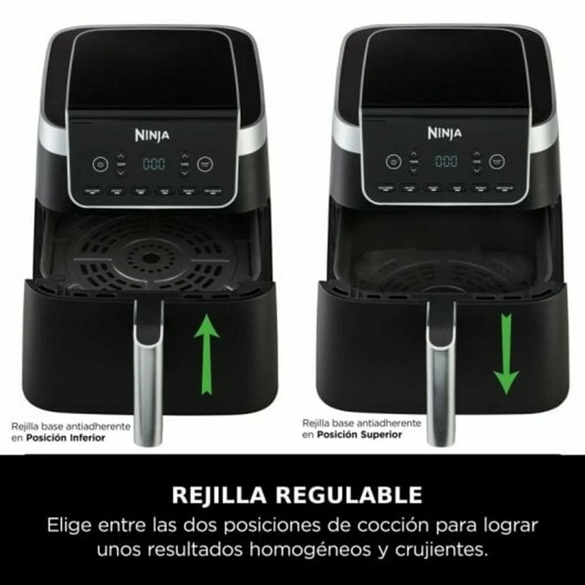 Freidora de Aire NINJA Gris 6,2 L