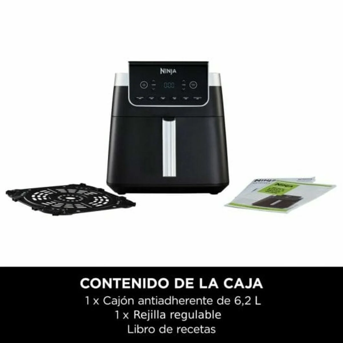 Freidora de Aire NINJA Gris 6,2 L