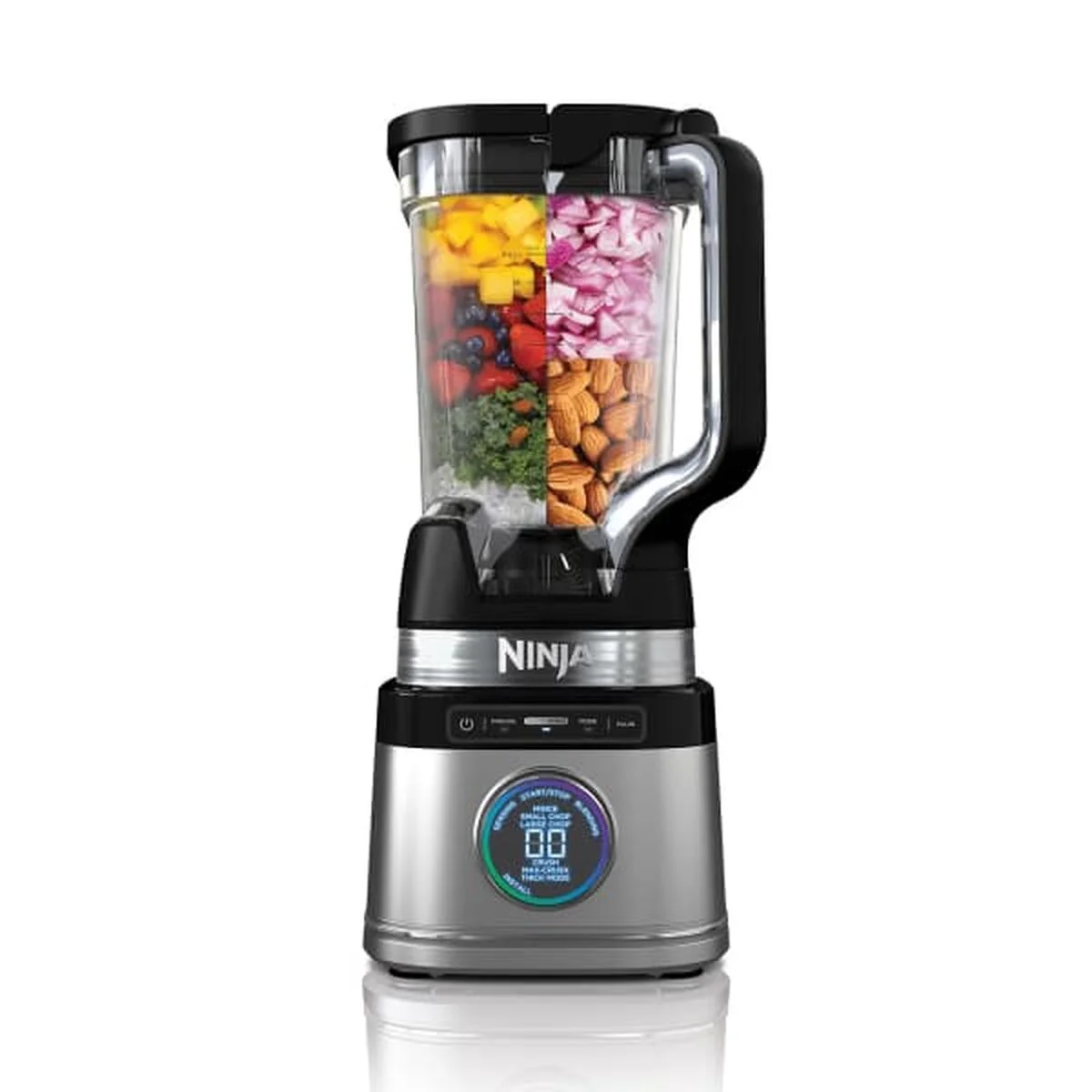 Batidora de Vaso NINJA Negro Acero 1200 W 2,1 L